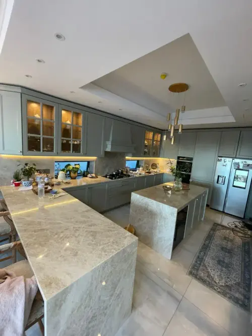 Bespoke Marble Floor Tiling