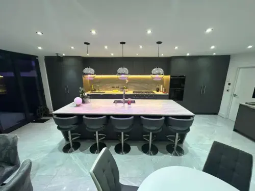 Calacatta Gold Quartz Island